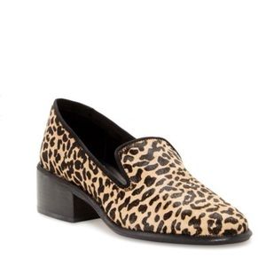 Dolce Vita Ceegan Block Heel Loafer Leopard